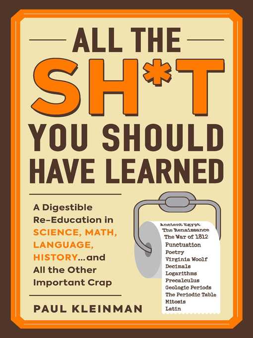 Title details for All the Sh*t You Should Have Learned by Paul Kleinman - Available